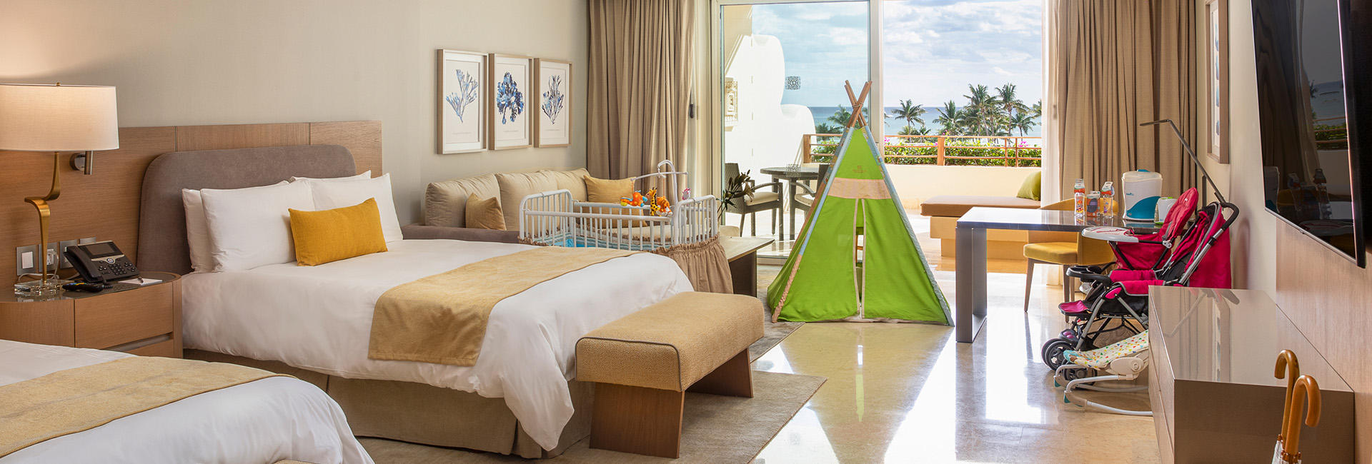 Ambassador Two-Bedroom Family Suite Ocean View